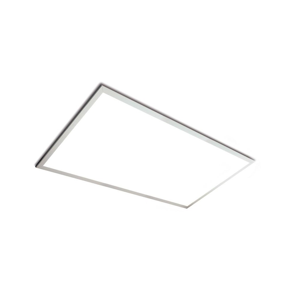60 Watt rectangular LED panel measuring 60x120cm with white border