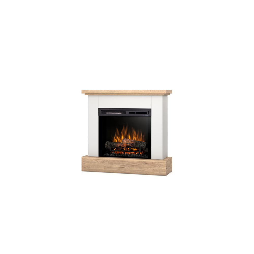 Yukon - 23 inch floor standing electric fireplace made of laminated MDF free standing Led. Power of 1400W
