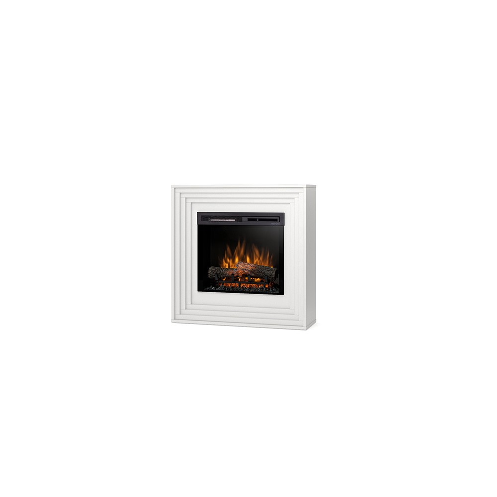 Free-standing electric karta 23-inch MDF laminate floor fireplace with Led. Power of 1400watts