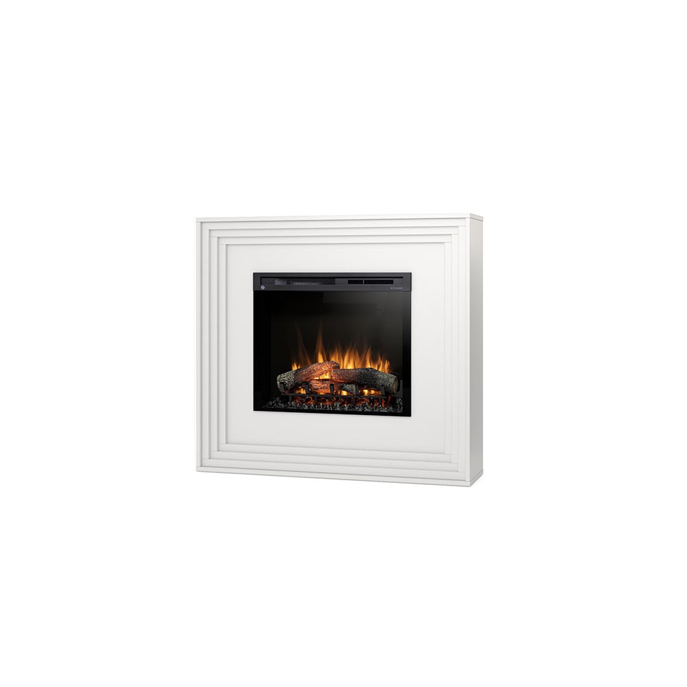 Free-standing electric karta 28 inch MDF laminate floor fireplace with Led. Power of 1400watts