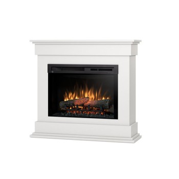 Lenox 26-inch floor-standing electric fireplace made of free-standing MDF laminate with LED. Power of 1400watts