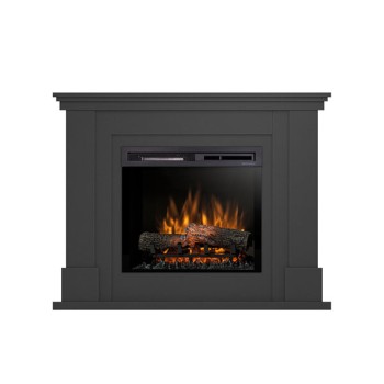 Luena 23-inch free-standing electric floor-standing fireplace made of MDF laminate with LED. Power of 1400watts