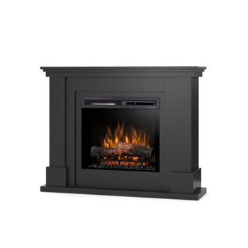 Luena 23-inch free-standing electric floor-standing fireplace made of MDF laminate with LED. Power of 1400watts