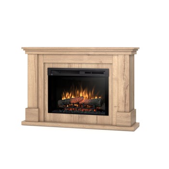 Luena 26-inch free-standing MDF laminate floor electric fireplace with Led. 1400watt power