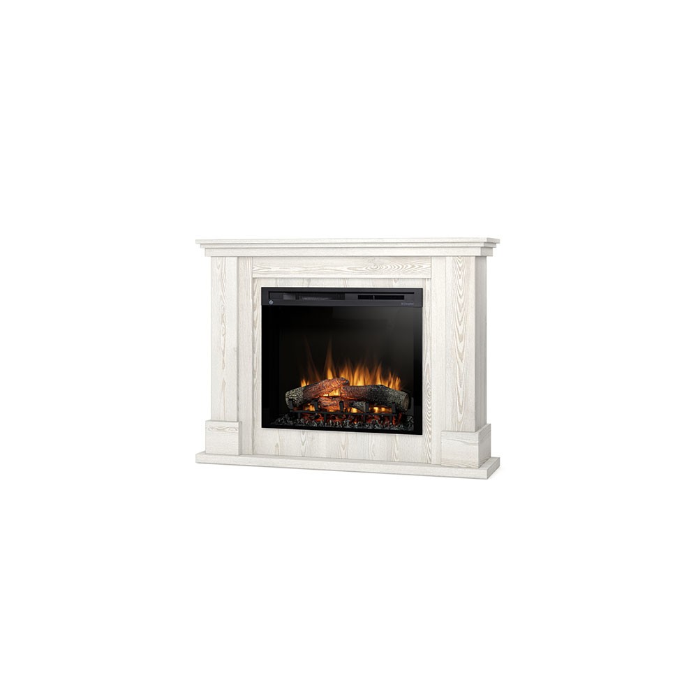 Electric fireplace from the floor Luena 28 inches in laminate MDF free installation Led. Power of 1400watt