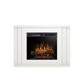 Electric fireplace Paria 23 inches laminate MDF free installation with Led. Power of 1400watt