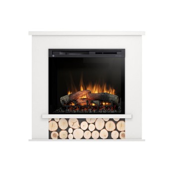 Electric fireplace from the floor Tula 28 inches in laminate MDF free installation Led. Power of 1400watt