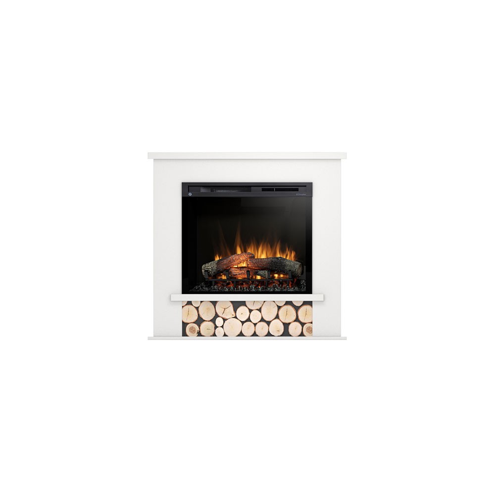 Electric fireplace from the floor Tula 28 inches in laminate MDF free installation Led. Power of 1400watt