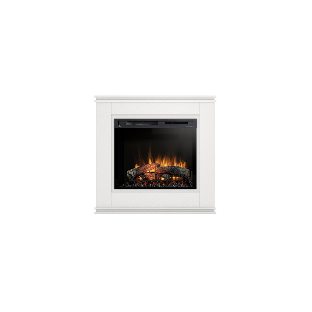 Electric fireplace from the floor Vena 28 inches in laminate MDF with free installation to Led. Power of 1400watt