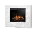 Electric fireplace from the ground Verde 28 inches in laminate MDF free installation with Led. Power of 1400watt