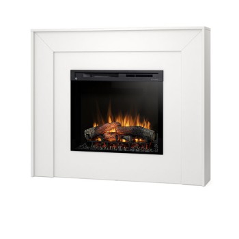 Electric fireplace from the ground Zuni 28 inches in laminate MDF with free installation Led. Power of 1400watt