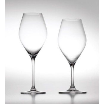 Calice Zafferano per Champagne millesimati in vetro 56cl - Vem box 6 pezzi. Sono lavabili in lavastoviglie a 60° C.