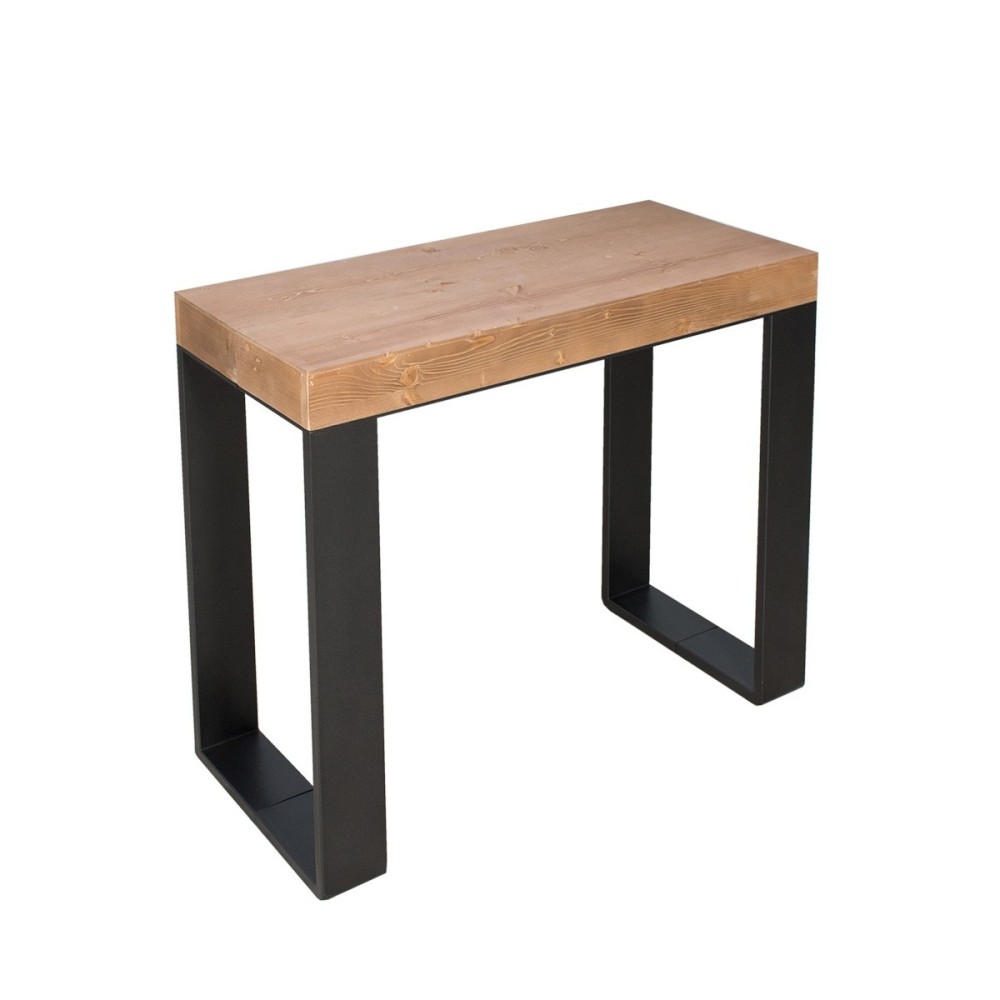 Extendable console 90x40/190 cm Tecno Small Dyed Fir Anthracite frame