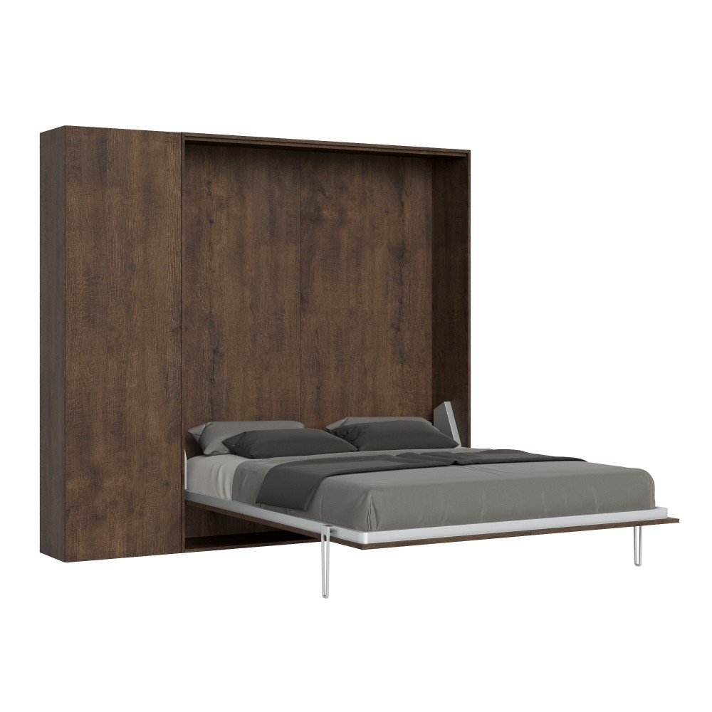 Kentaro Noce double bed with left-right column