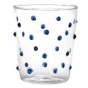 Bicchiere Zafferano Party Tumbler Blu 45 Cl Set 6 pezzi In Vetro