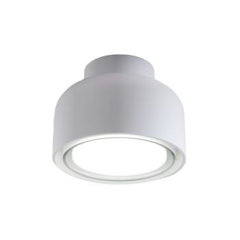 Modern BOTTONE ceiling light in white aluminum 1xGX53