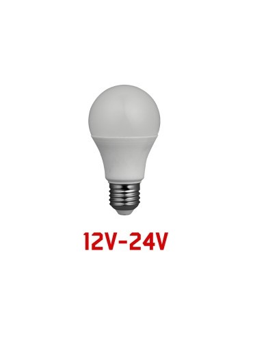 Classic 10watt E27 led bulb with 12-24Volt power supply.