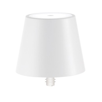 Poldina STOPPER LED lamp by Zafferano, rechargeable and portable, White colour
