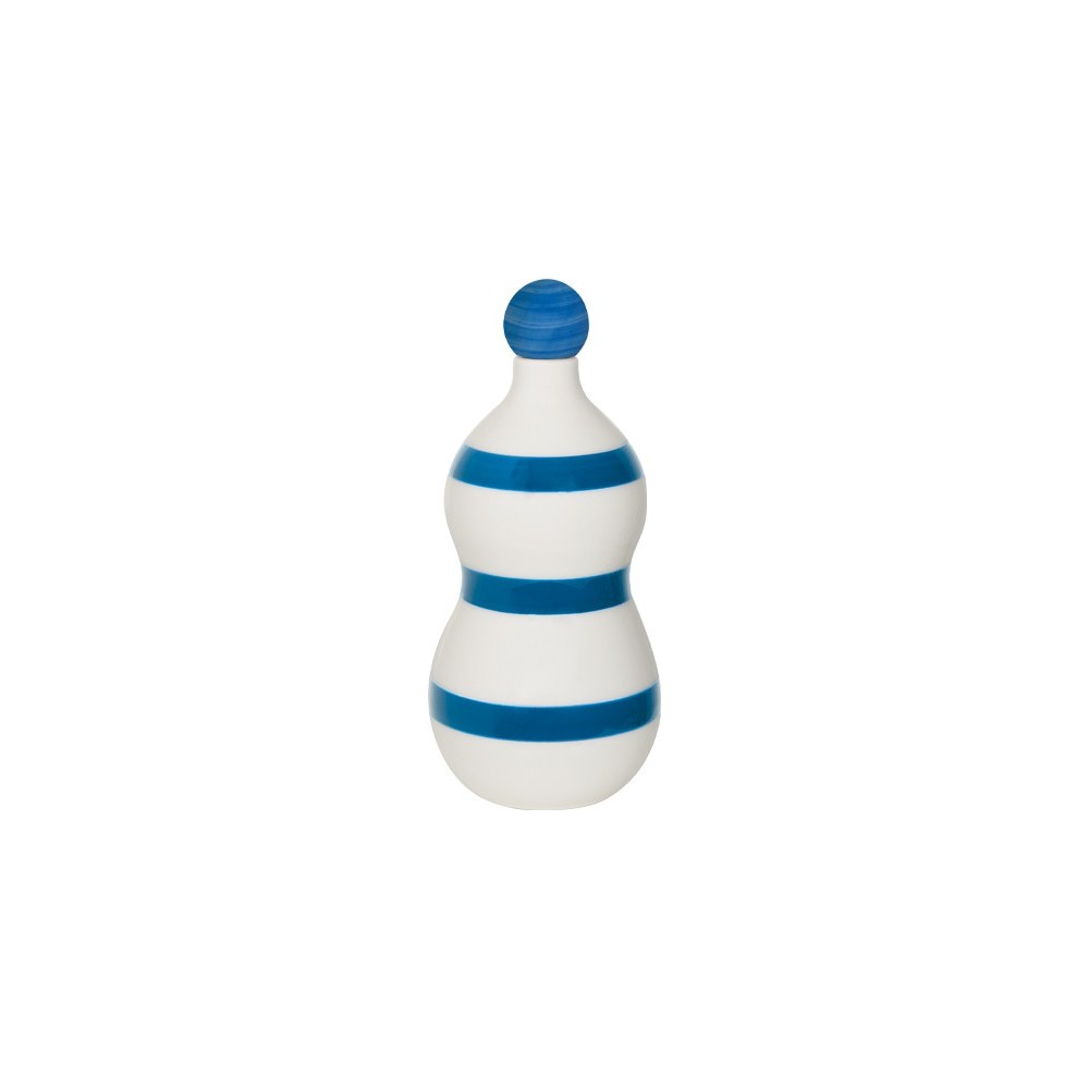 Lido - Bottiglia in ceramica a fasce Azzurre Zafferano