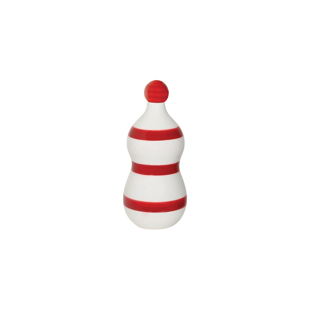 Lido - Zafferano Ceramic bottle with Red bands