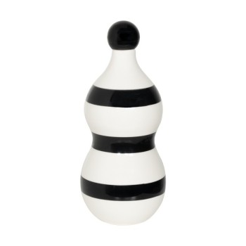 Lido - Zafferano Ceramic bottle with Black bands