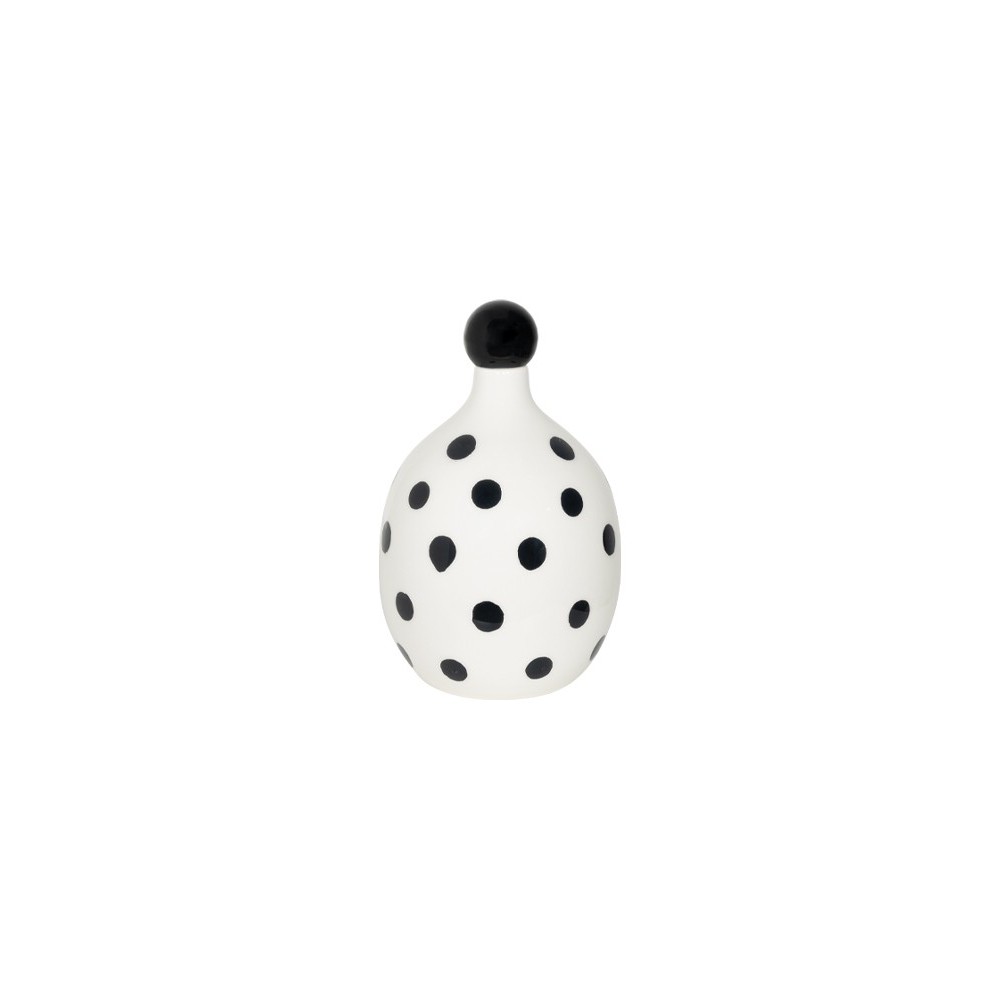 Lido - Zafferano Ceramic bottle with Black dots