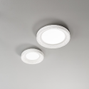 HIVE LED ceiling light in matt white metal 40W Perenz ø50cm