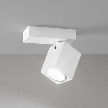 ODDY adjustable white square led wall light 1xGu10 Perenz