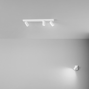 ODDY adjustable white round led wall light 1xGu10 Perenz