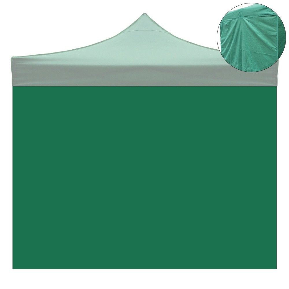 3x2m green waterproof side cover for 3x3m foldable gazebo