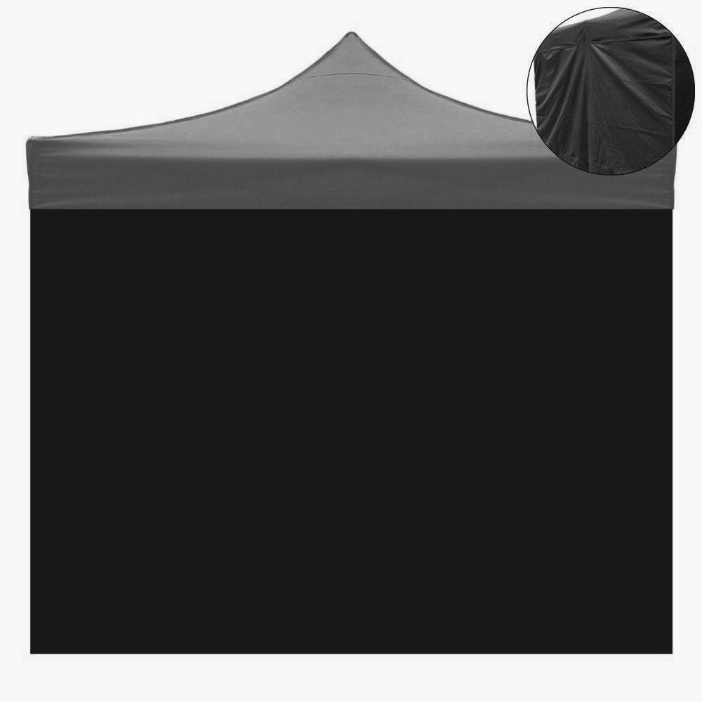 3x2m black waterproof replacement side sheet for foldable gazebo