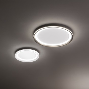 EDGE LED ceiling light Titanium Grey 66W Perenz in aluminium