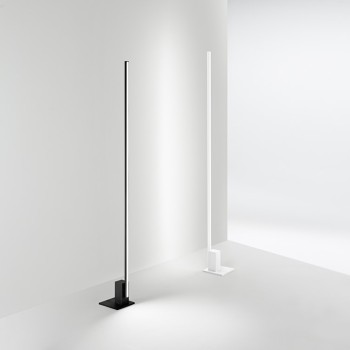 White LED floor lamp SYNCRO in metal H.168 cm Perenz