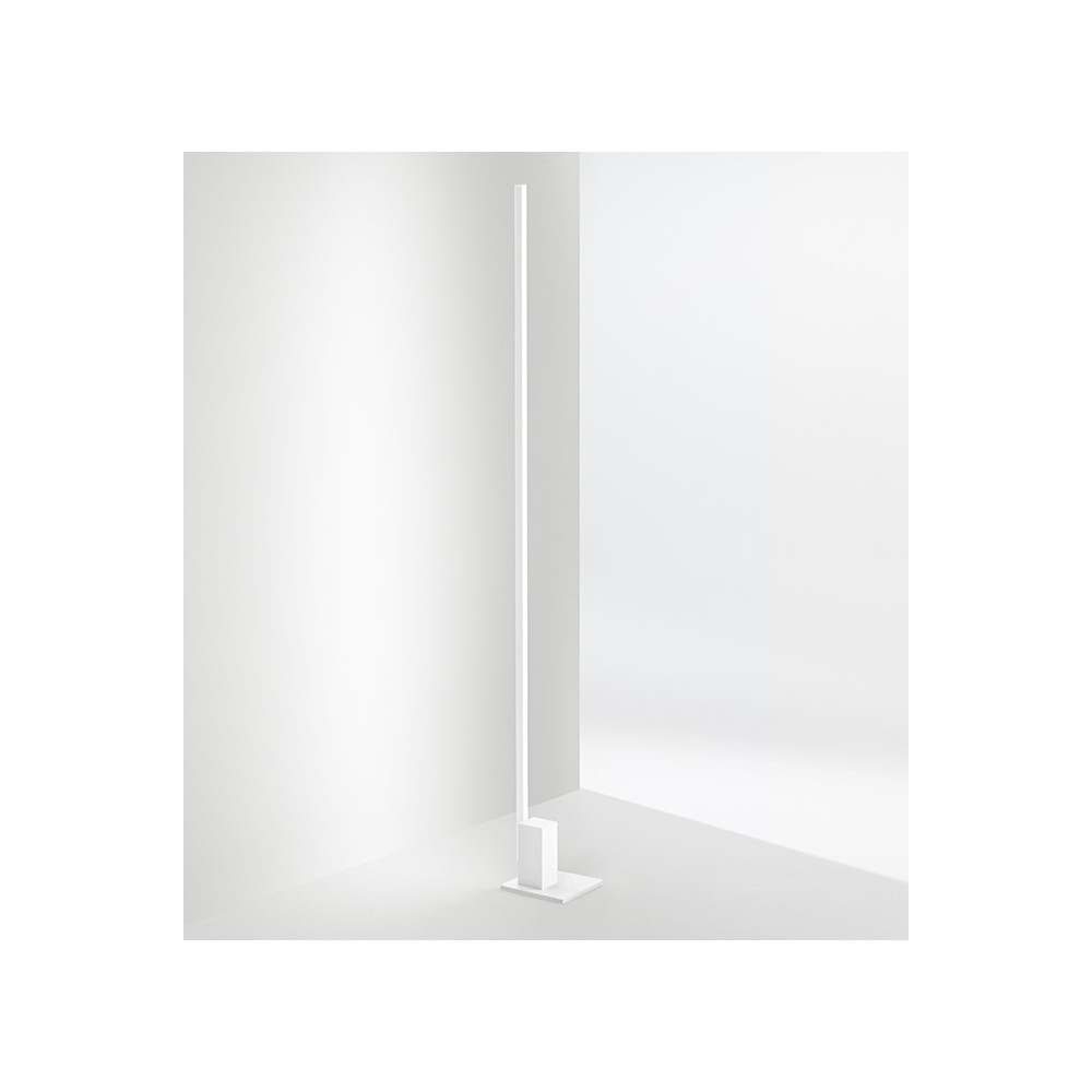 White LED floor lamp SYNCRO in metal H.168 cm Perenz