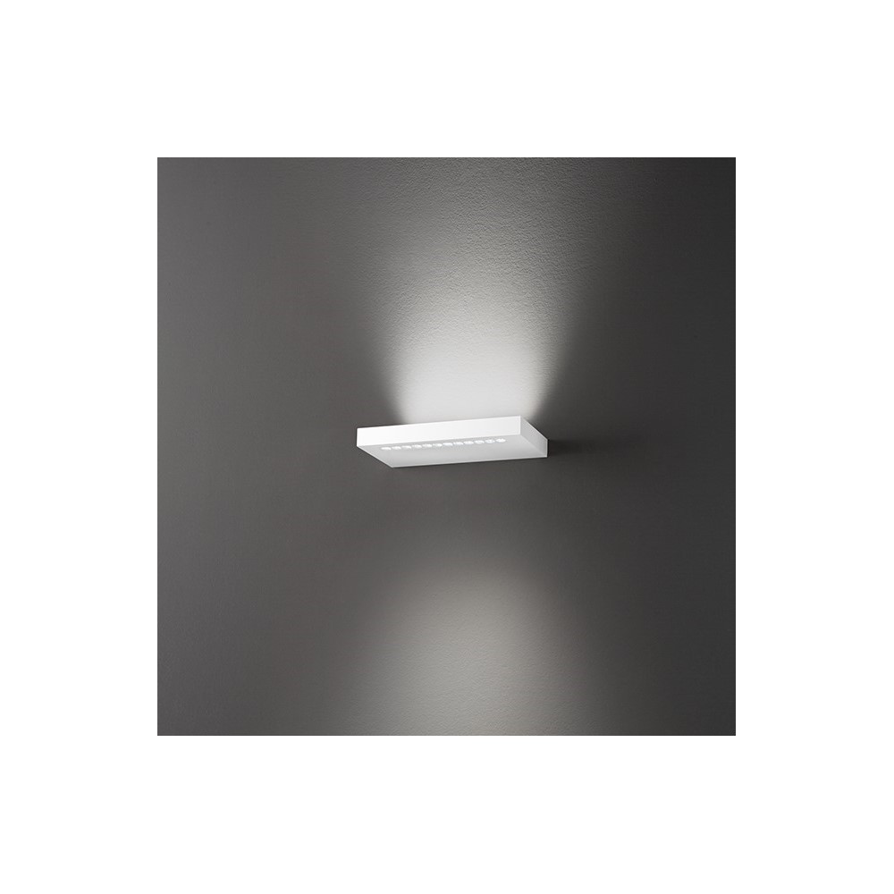 BED LED wall light in aluminum 16W 28 cm Bianca Perenz
