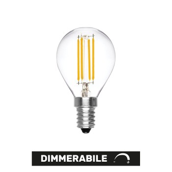 Dimmable Mini Sphere LED Bulb 6W 4000K E14