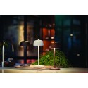 Zafferano CIRCE Black rechargeable and dimmable LED table lamp