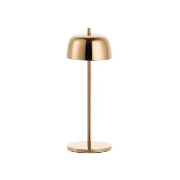 Zafferano CIRCE Copper rechargeable and dimmable LED table lamp