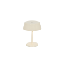 Zafferano SISTER LIGHT Wi-fi Smart LED table lamp Ivory rechargeable and dimmable