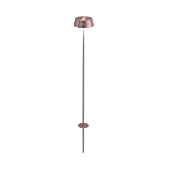Zafferano SISTER LIGHT Wi-fi picket Smart floor lamp Copper rechargeable and dimmable