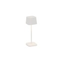 Zafferano OFELIA PRO MICRO Rechargeable and dimmable white LED table lamp