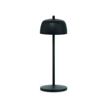 Zafferano CIRCE Black rechargeable and dimmable LED table lamp