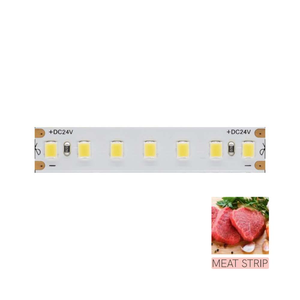FINE 44 - LED strip 5m 14.4W/M 85LM/W IP20 3.700K for food counter - Meat