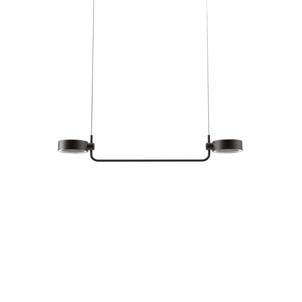 Zafferano SUPER O Rechargeable and dimmable Black LED pendant lamp