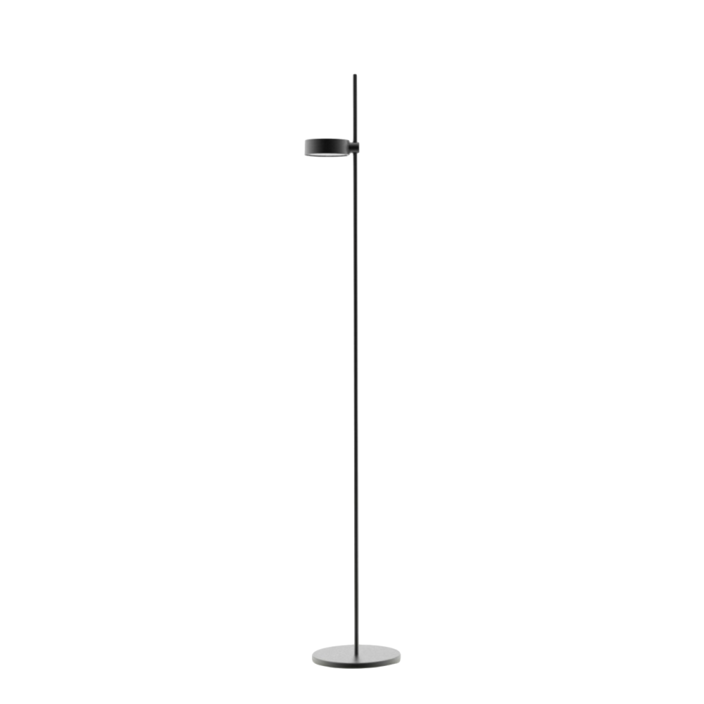 Zafferano SUPER O Rechargeable and dimmable black LED floor lamp