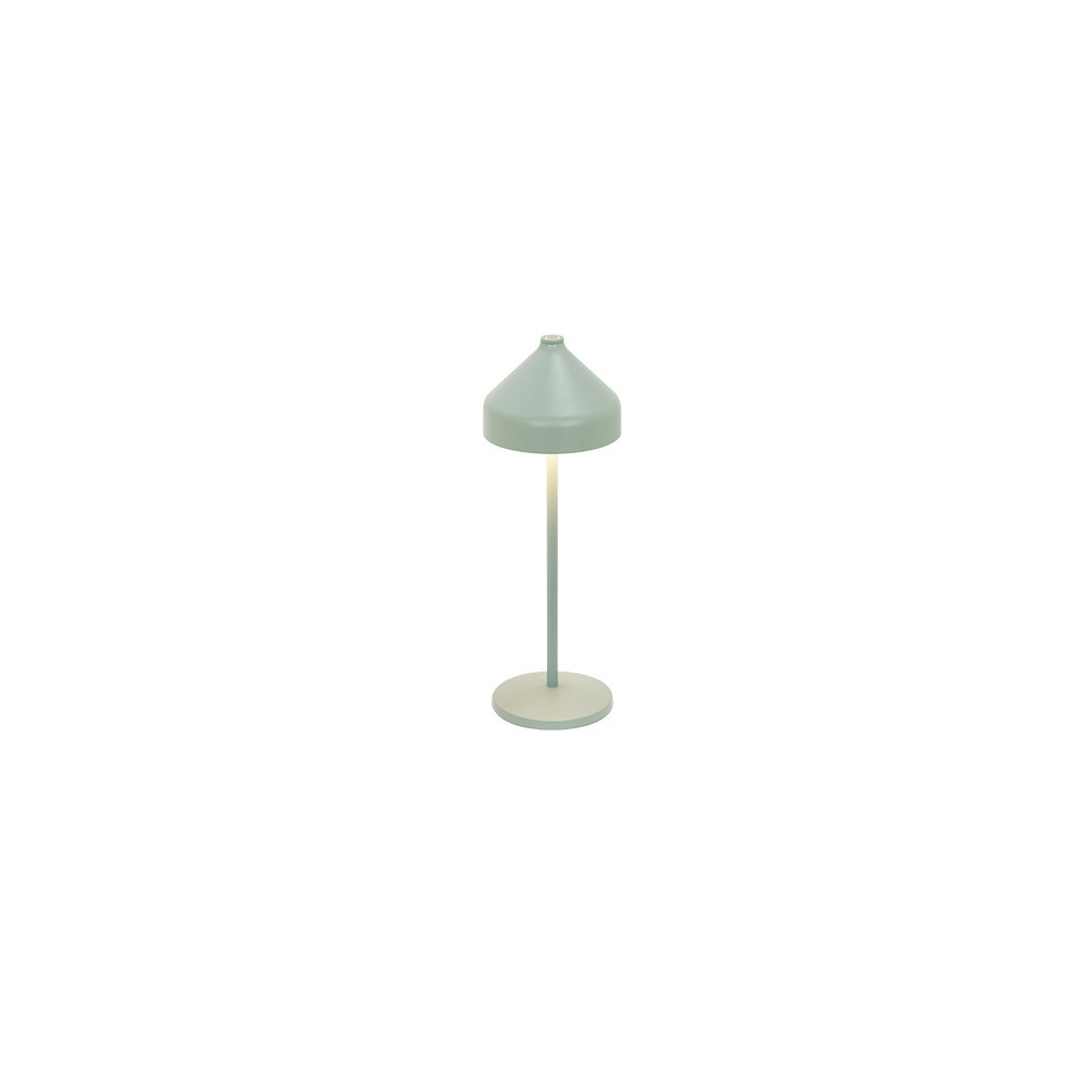 Zafferano AMELIE Leaf Green rechargeable and dimmable smart LED table lamp
