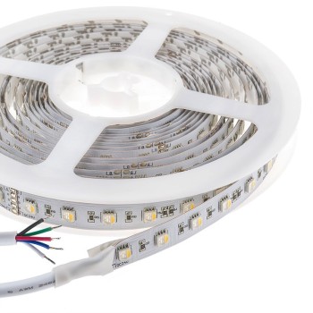 14.4w / mt RGB white led strip in 24V ideal for creating plays of light and atmosphere