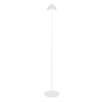 Zafferano AMELIE White rechargeable and dimmable LED floor lamp