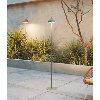 Zafferano AMELIE Leaf Green rechargeable and dimmable LED floor lamp