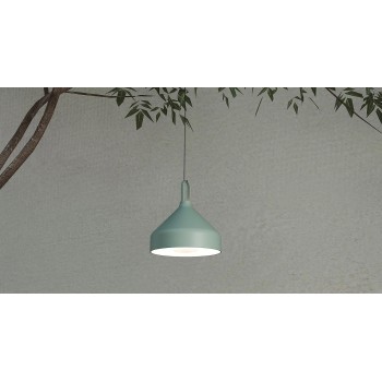 Zafferano AMELIE Leaf Green rechargeable and dimmable LED pendant lamp